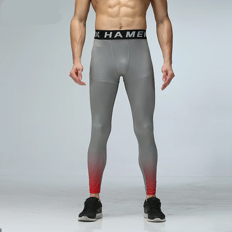 Workout leggings running pants men sport compression pants jogging