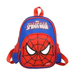 Детские рюкзаки «мстители», школьные сумки «Человек-паук» для мальчиков, детский школьный рюкзак с героями мультфильмов для маленьких