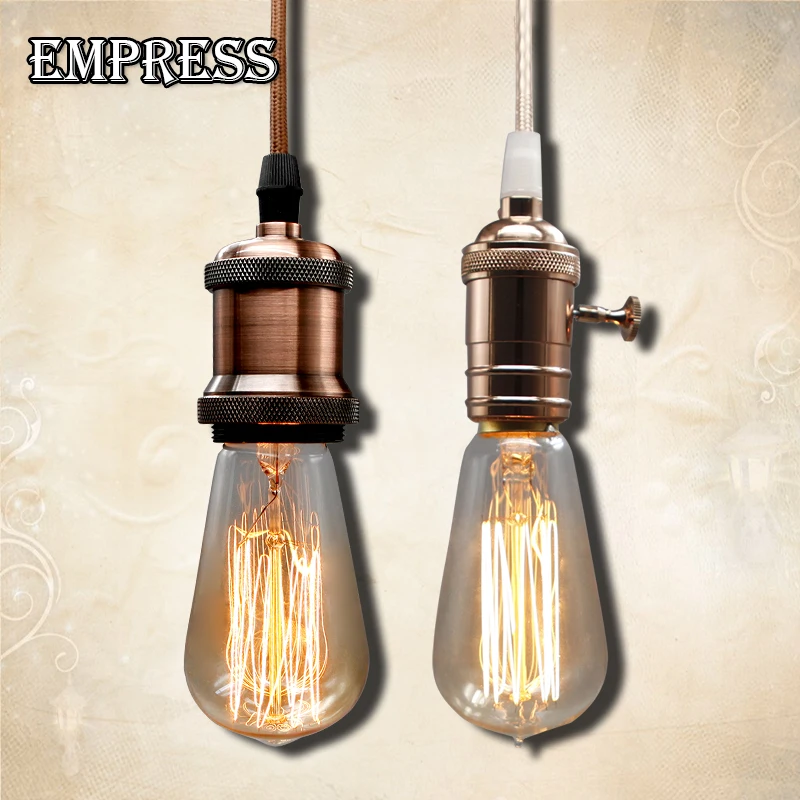 ST58 220 V lampadine incandescenza старинная лампочка Эдисон лампы portalampade в винтажном стиле con