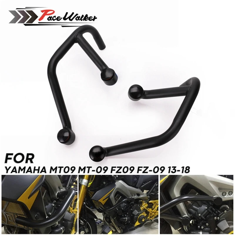 

Motorcycle Front Engine Guard Crash Bars Frame Protector Bumper For Yamaha MT-09 FZ-09 FJ-09 MT09 TRACER 2014-2016 Motorbike