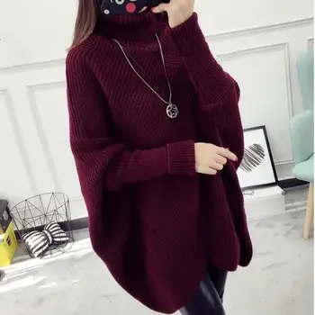 

loose pullover Plus Size Women's Bat Sleeves