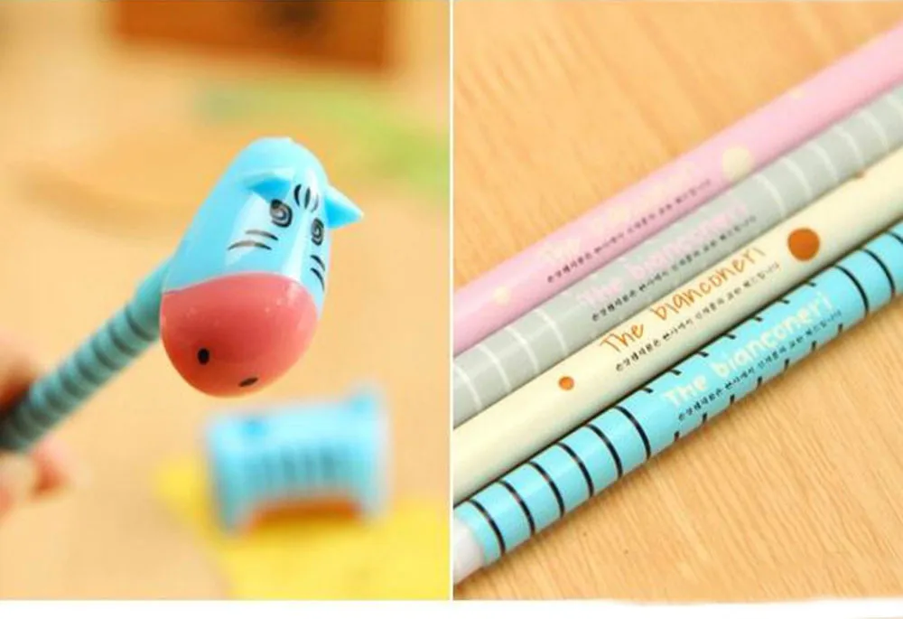 1X милый гиппопотам творческий цвет осел мультяшная шариковая ручка обучения работы Подпись нейтральная ручка