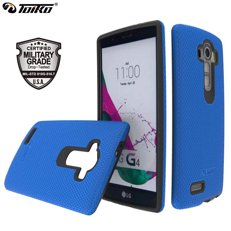 

TOIKO X Guard Hybrid Cases for LG G4 Shockproof Soft TPU Hard PC Back Phone Covers Rugged Armor Military Grade Protection Shell