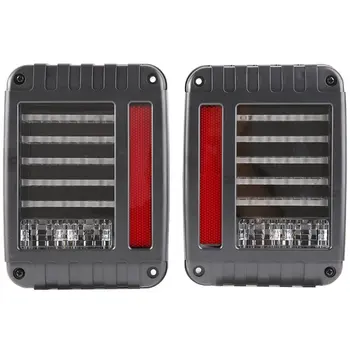 

LED Tail Light Brake / Reverse / Parking Stop Rear Lamp with Turn Signal Daytime Running Lights for Jeep Wrangler JK 2007-2017