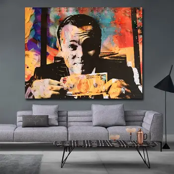 

Modern Canvas Painting Abstract Printed Dropshipping Dollars Posters Prints,Custom Home Decoar Wall Art Canvas Printing no frame