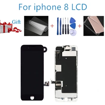 

1Pcs Complete LCD For iphone 8 LCD Display Full Assembly With Touch Screen With Front Camera Without Home Button