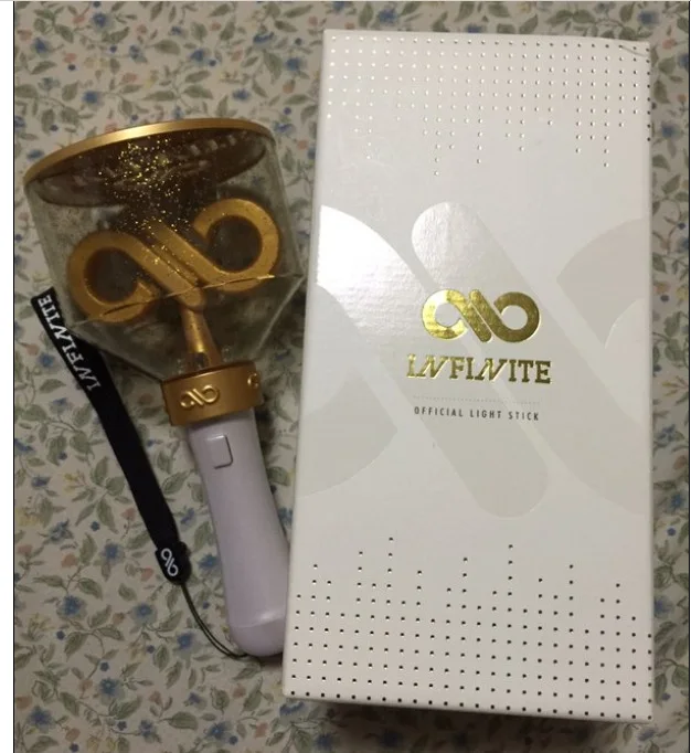 

K-POP Star Infinite Light stick KPOP 2nd World Tour Concert Inspirit Flashlight Glow Lamp Action Figure Xmas Gift New in Box