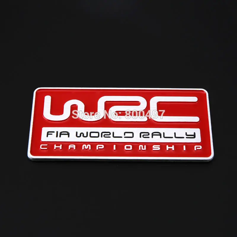 Новейшая 3D эмблема из алюминиевого сплава для WRC FIA Чемпионат мира по ралли