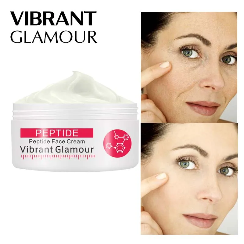 

Peptide Face Cream Argireline Pure Collagen Cream Anti-wrinkle Firming Anti Aging Nourishing Moisturizing Care VIBRANT GLAMOUR