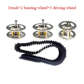 

Robot Tank Diy Kit With 1 Plastic Track + 1 Driving Wheel + 2 Bearing Wheel Accessory For Robotic Car Chassis Robotic Model