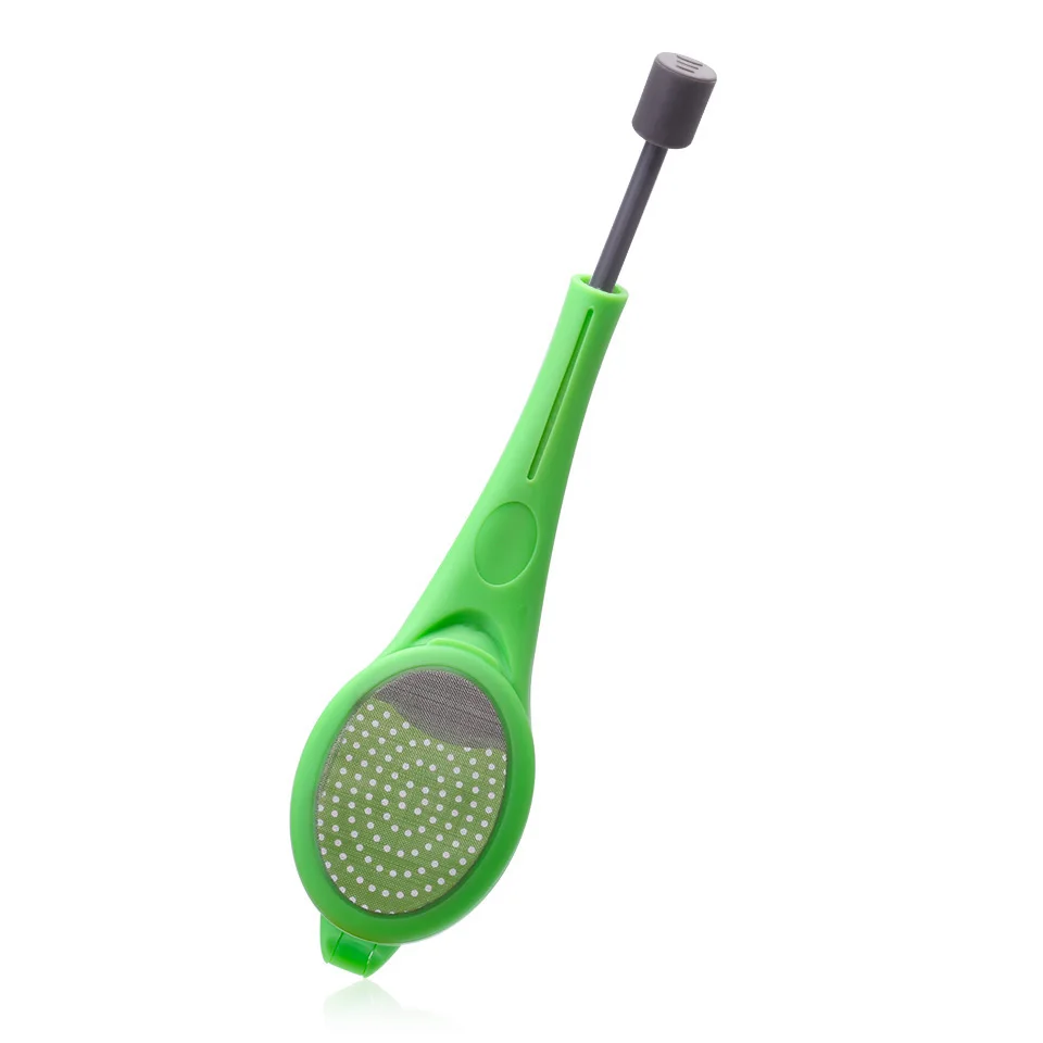 

Creative Reusable Tea Infuser Tea Filter Strainers Built-in Plunger Healthy Intense Flavor Tea Bag Plastic Tea Teaware New Hot
