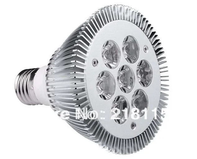 

2014 free shipping Hot sell led spotlight bulb lamp 7x2w par30 e27 dimmable white warm white 110-220v