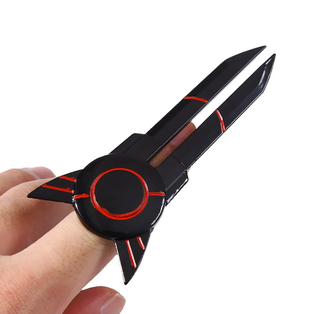 

SKT1 Master of Shadow Zed Cosplay 10cm/3.9in Two Colors Metal Weapon Model Ring