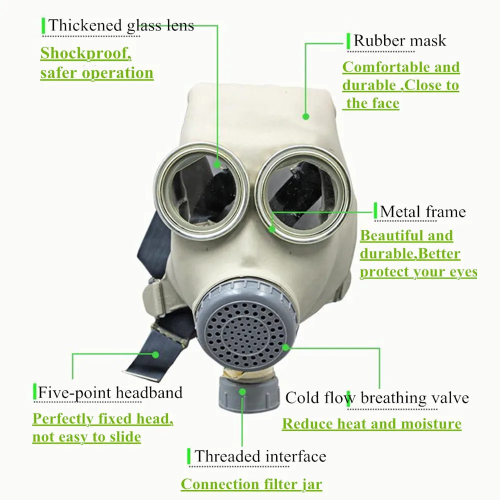 Высокое качество, противогаз для лица, активированный уголь, респиратор, противогаз, противопылевая маска, набор, анти органический пар, бензол, газ, PM2.5