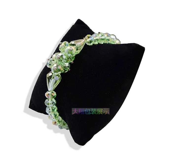 

20 Black Velvet Watch Display Stand Pillow Jewelry Watch Bracelet Display Stand Pillow