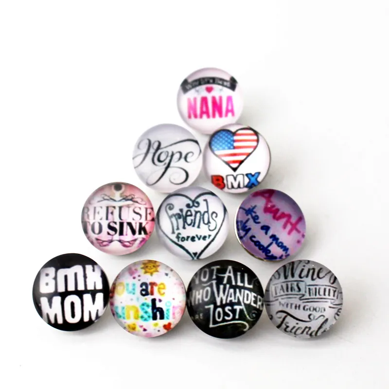 10 шт./Лот стеклянные пуговицы 18 мм|bracelets & bangles|bangles womenwomen bangles |