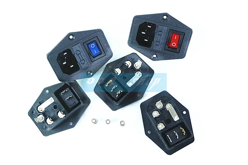 1 шт. 15A/250 В 3pin AC Розетка с клавишный выключатель питания плавленый 10A|Выключатели|