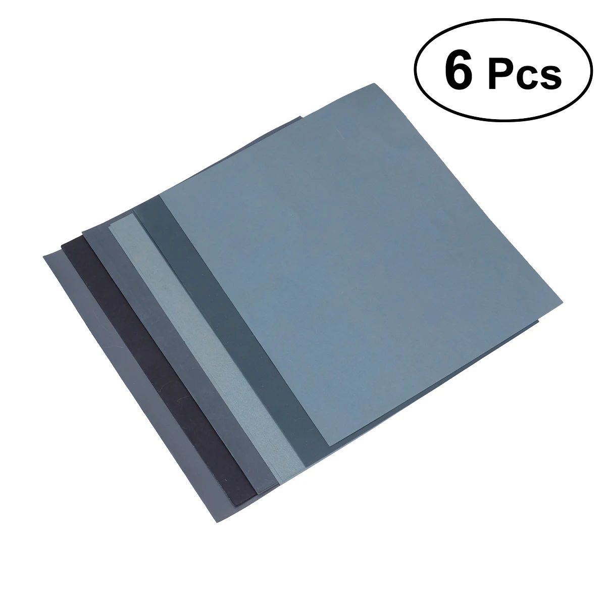 6 in 1 Sandpaper Assorted Dry Wet Abrasive Sand Paper for Wood Metal Automotive Sanding Furniture and Wood Turning Finishing