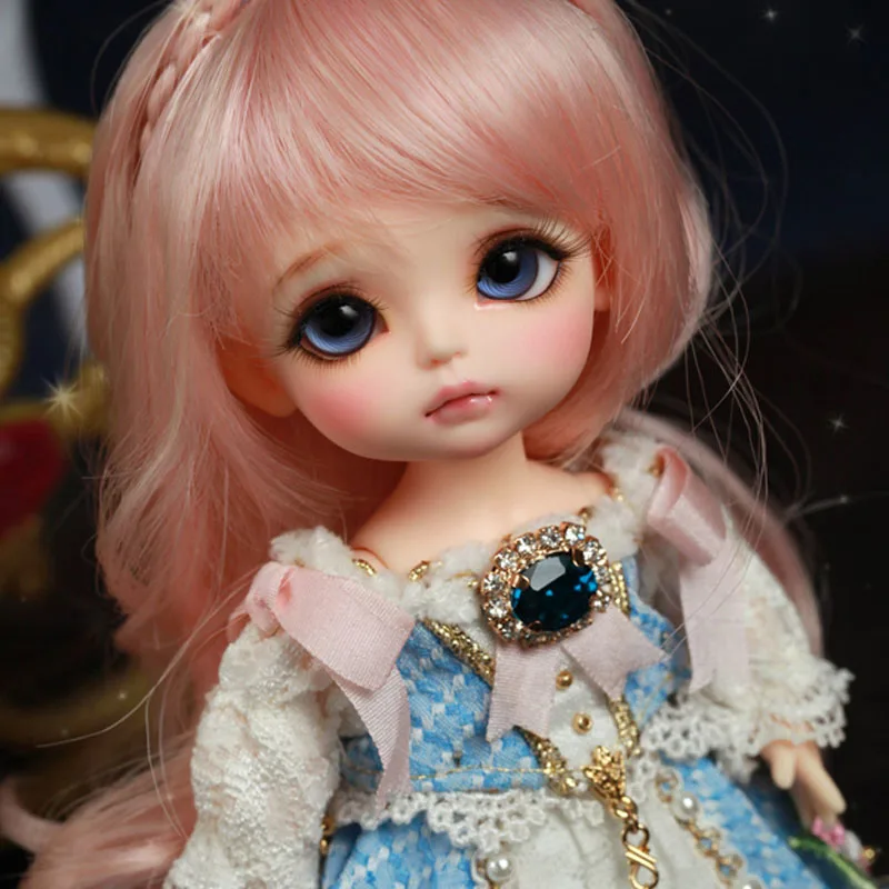 1/8 шарнирная кукла BJD/SD модная Милая желтая Веселая с глазами для маленькой