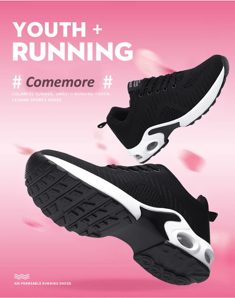 COMEMORE/женские кроссовки для бега; трендовые кроссовки; женские кроссовки на подушке; женская дышащая Спортивная обувь; женская обувь; Цвет Красный; коллекция года