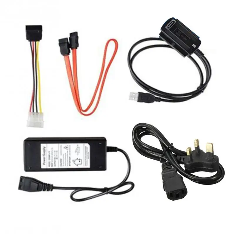 

2018 Newest SATA/PATA/IDE Drive to USB 2.0 Adapter Converter Cable for 2.5 / 3.5 Inch Hard Drive Hot Worldwide Wholesale