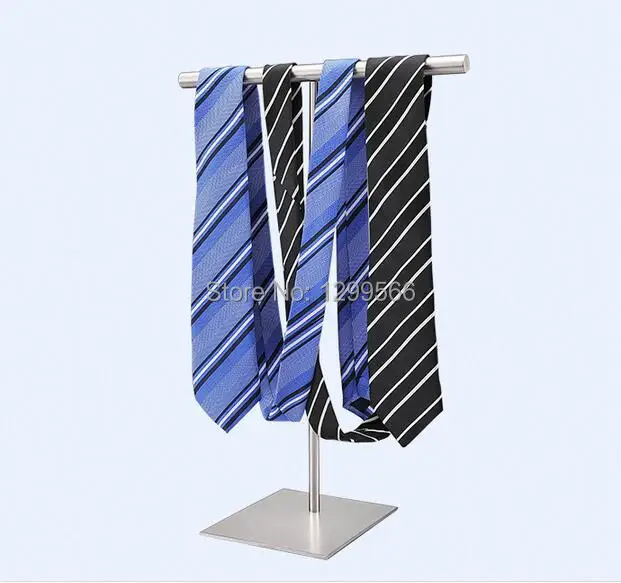 2pcs Multifunction stainless steel Necktie display rack Scarf Wraps