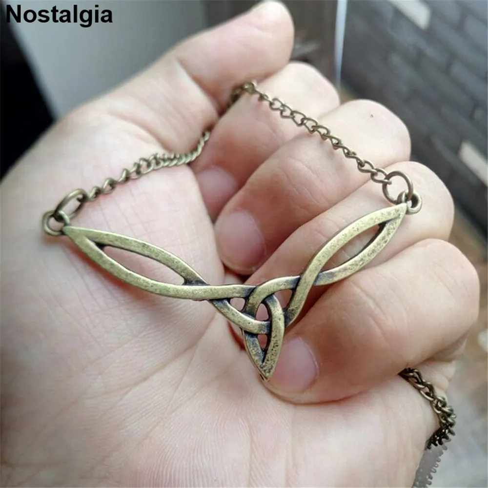 Ностальгия подвеска с ирландским узлом троица Triquetra Triskele в шотландском стиле