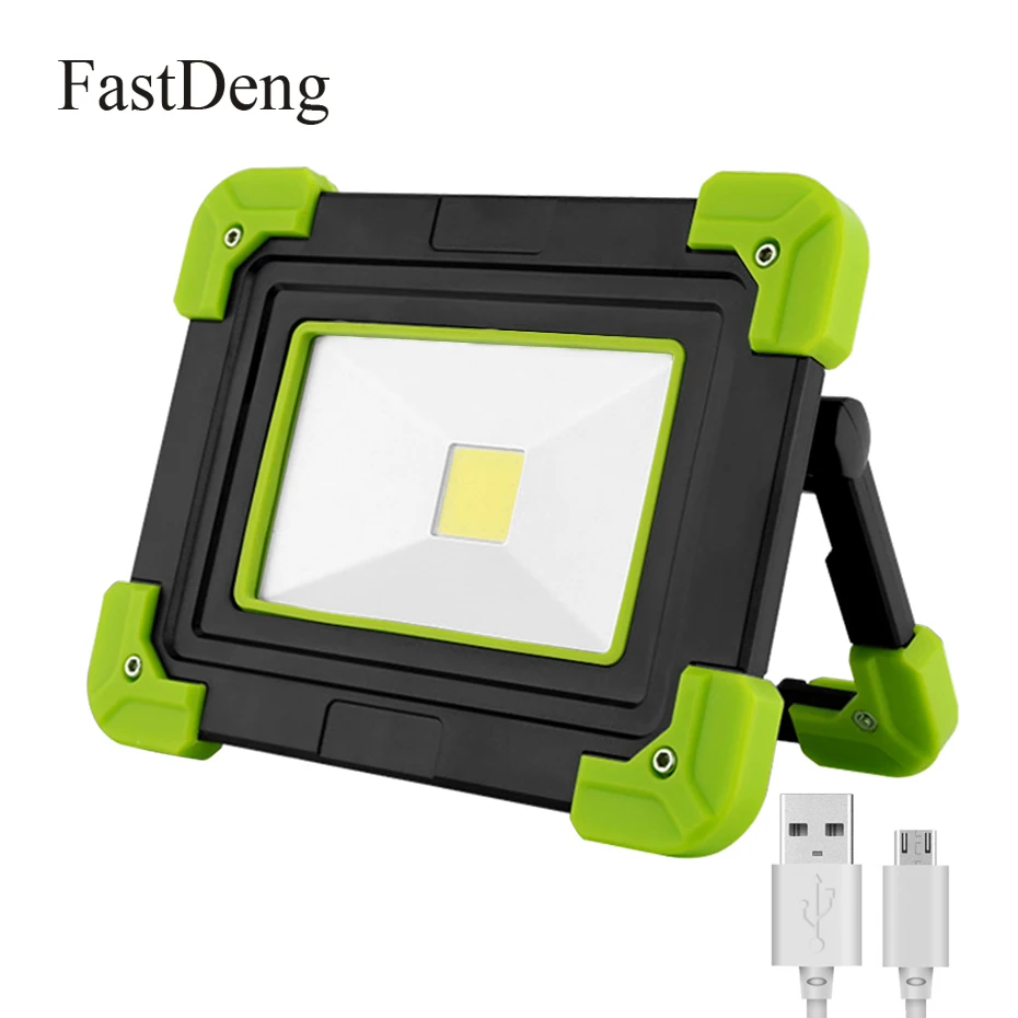 

Led Portable Spotlight COB Work Light Searchlight USB Rechargeable LED Flashlights Built-in Battery Outdoor Camping Lighting