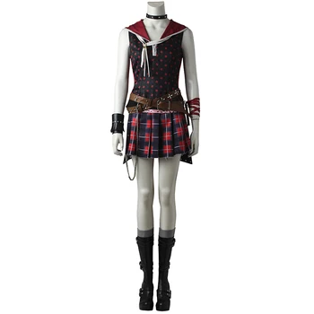 

Final Fantasy XV Cosplay Costume Iris Amicitia Cosplay Outfit Halloween Party Women Dress Adult Costume Custom Made With Boots