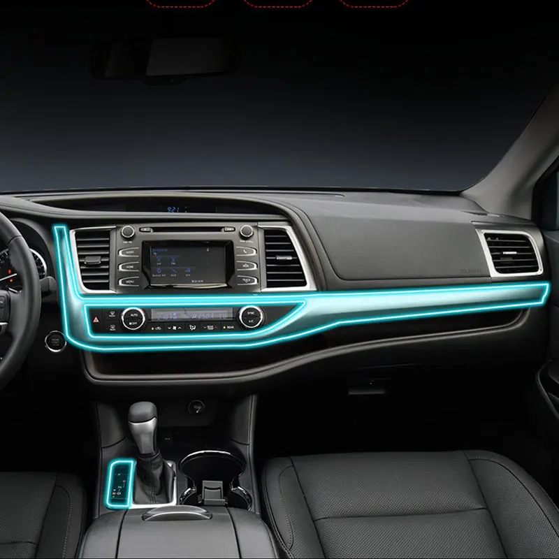 Наклейки для Toyota highlander прозрачные Рекламные ТПУ наклейки автомобильные