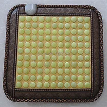 Электрическое отопление физических терапии jade матрас стул подушку нефрита массажный коврик с подогревом здоровья