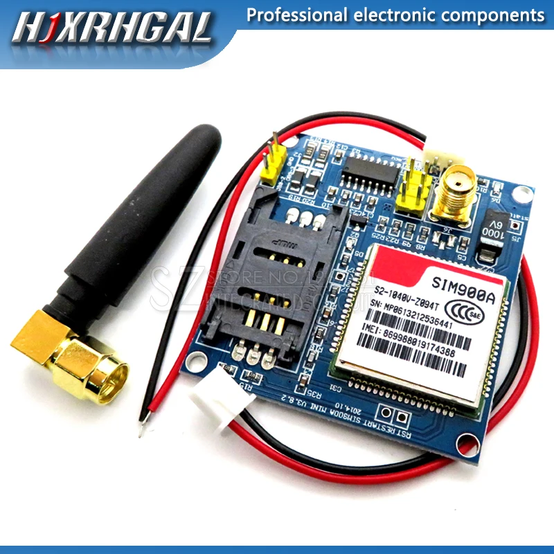 1 шт./лот Новый SIM900A SIM900 MINI V4.0 модуль беспроводной передачи данных GSM GPRS комплект