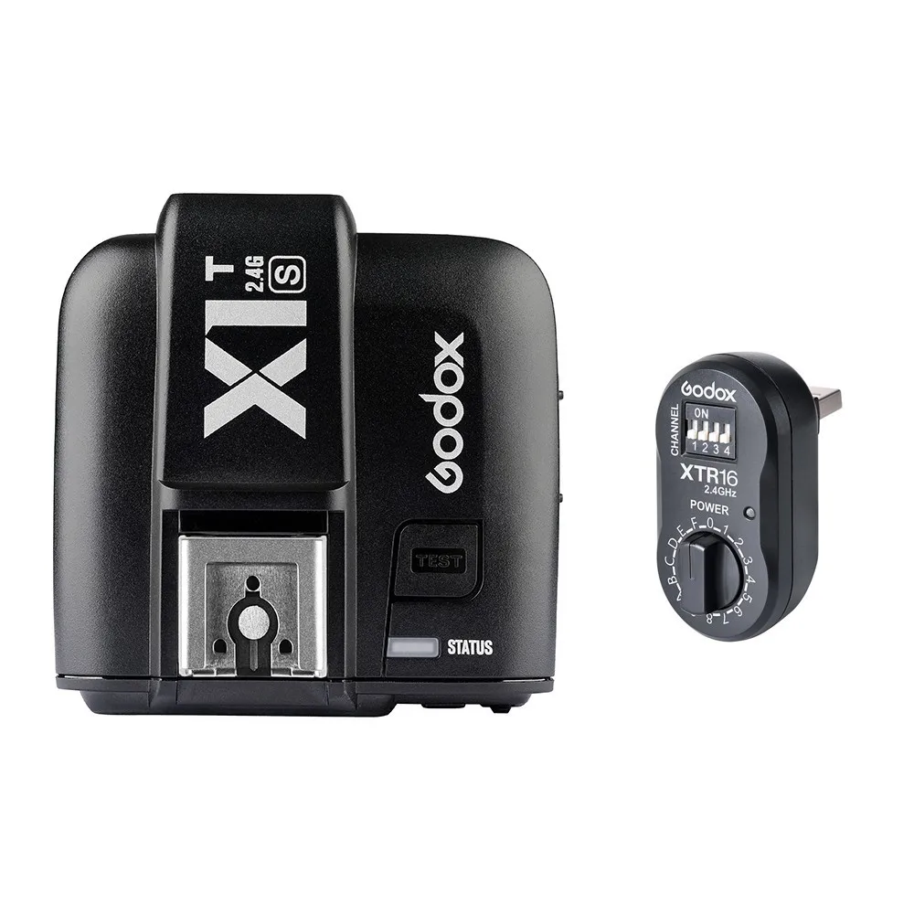 Godox TTL X1T-S + XTR-16 2.4       Speedlite  AD360 AD180 DE300