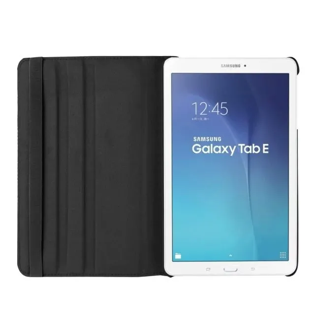 4 в 1 модный вращающийся на 360 Градусов Кожаный чехол для samsung Galaxy Tab E 9,6 T560 T561 чехол для планшета+ защита экрана+ OTG+ ручка