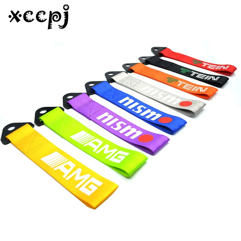 

Towing Rope Racing Car Universal Tow Eye Strap Tow Strap Bumper Trailer High Strength Nylon High Quality JDM trailer Tow Ropes