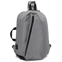 New USB Charging Backpacks Men Mochila Masculina Korean Bagpack One Shoulder Strap Anti Theft Backpack Women Crossbody Chest Bag New USB Charging Backpacks Men Mochila Masculina Korean Bagpack One Shoulder Strap Anti Theft Backpack Women Crossbody Chest Bag