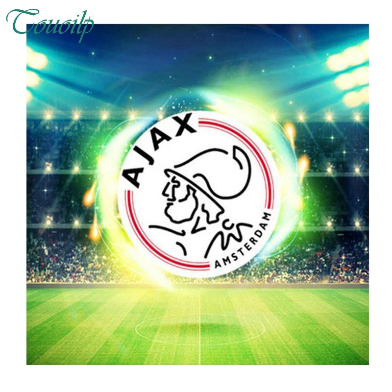 Best 5d AJAX diy diamond painting team badge football picture diamond picture full round amp;square diamond embroidery cross stitch AJAX