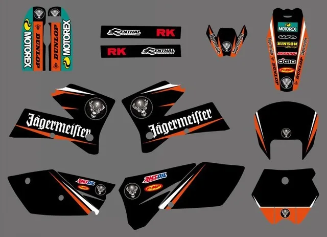 Наклейка для мотоцикла KTM SX 125 250 380 400 520 2005|Наклейки и стикеры| |