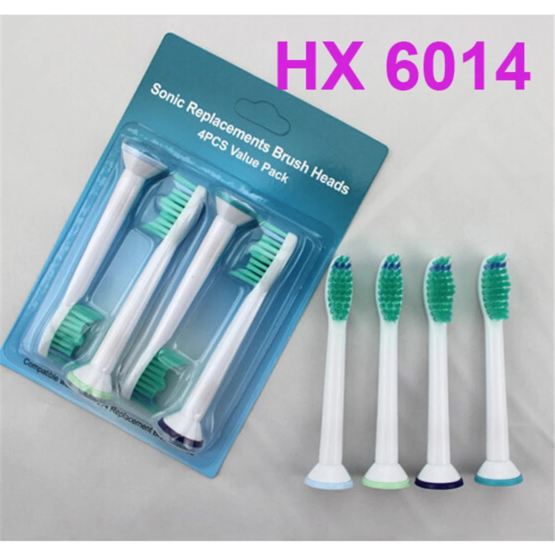 

4000pcs HX6014 Sonic Replacement Head For Philips Sonicare Electric Toothbrush Heads Proresults Soft Bristles DHL Free Shipping