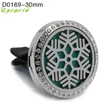 Горячая снежинка шаблон из нержавеющей Авто вентиляционный освежитель эфирного масла диффузор подарочный медальон Декор Aug 16