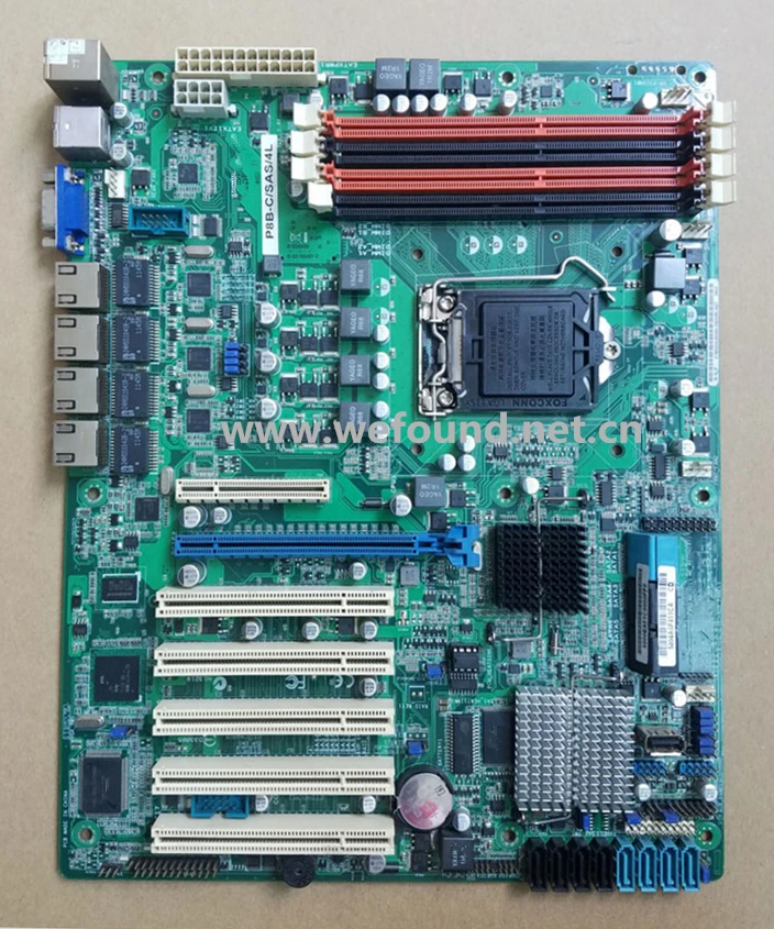 100 Working server Motherboard for P8B C/SAS/4L 1155 Fully Testedin