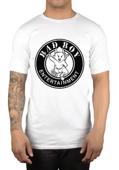 

Puff Daddy Bad Boy Records Logo T-Shirt Biggie Coke Boys French Montana Diddy Cool Casual pride t shirt men Unisex New Fashion