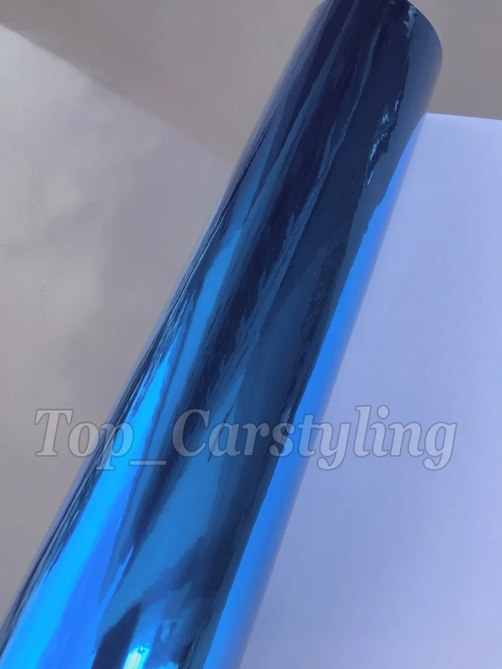 light blue chrome mirror car wrapping film vinyl stm gloss chrome wrap foil (6)