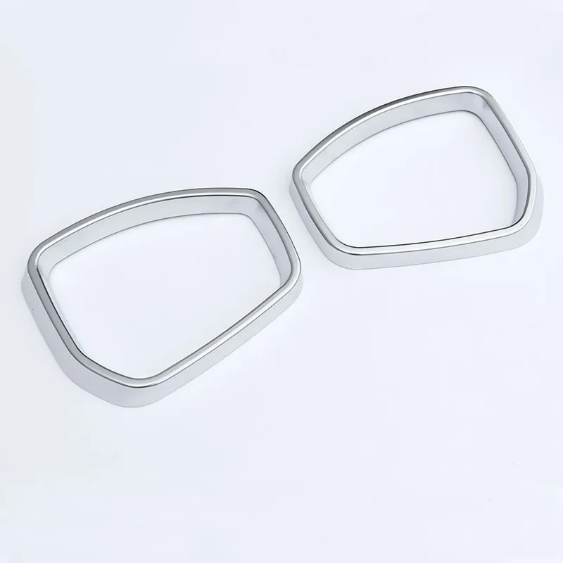 ABS Chrome Rearview Mirror Frame Trim For Land Rover Discovery Sport 2015 car styling car accessories  (6)