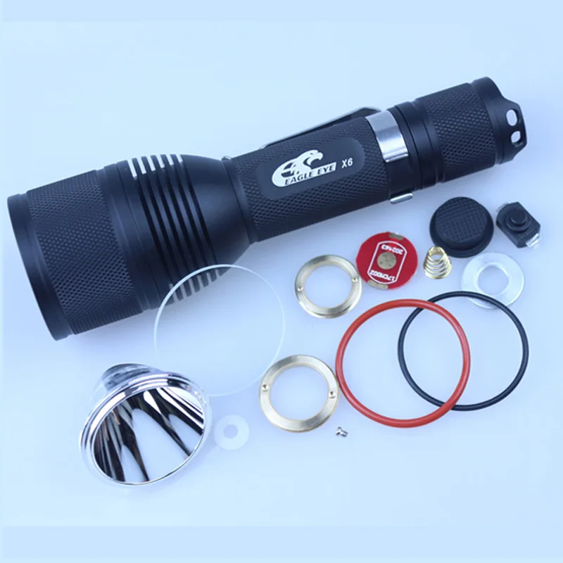Eagle EyeX6 XML/XPL HI держатель Черного фонарика отражатель уплотнительное кольцо