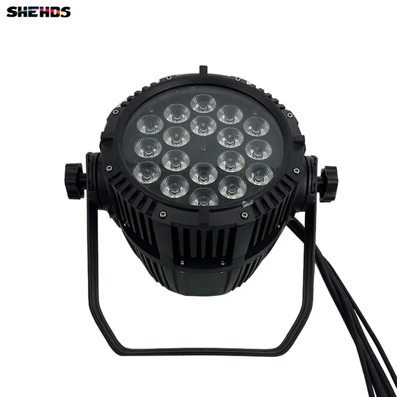 

2PCS Waterproof LED Par 18x12W RGBW DMX512 Stage Effect Lighting Good For Outdoor Swimming Pool And Disco Bar Party Nightclub