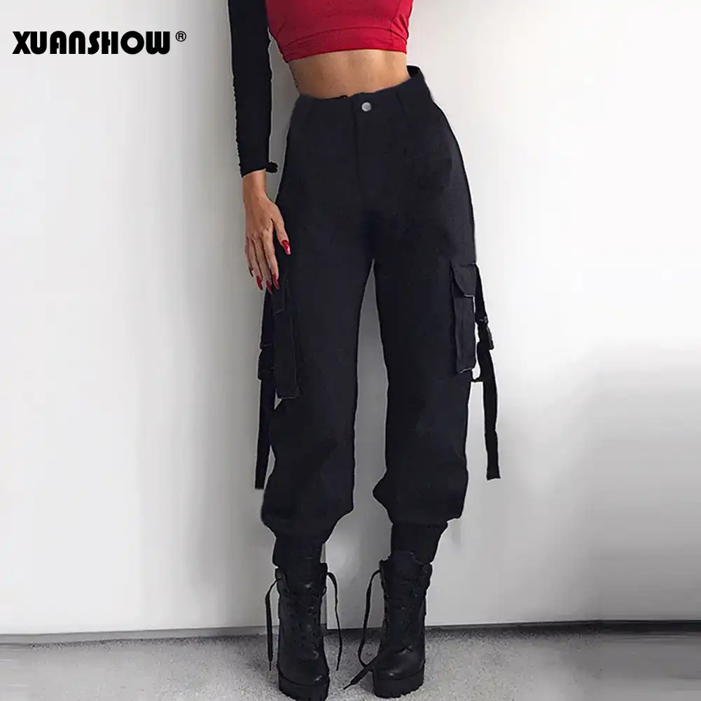 pantalones cargo de mujer