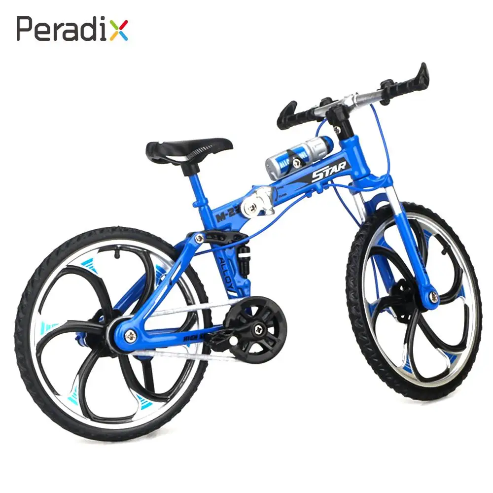 

Yellow Blue Decor Mountain Bike Simulation Bicycle Bike Toy Interesting Safe Material Bike Model Novelty Climbing