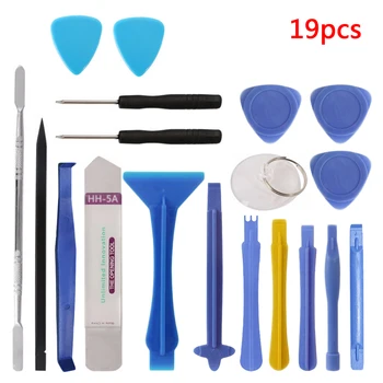 

19 in 1 Opening Tool Metal Pry Bar Smartphone Screen Disassemble Tools Repair Tools Kit for iPhone Tablet PC Hand Tool Set