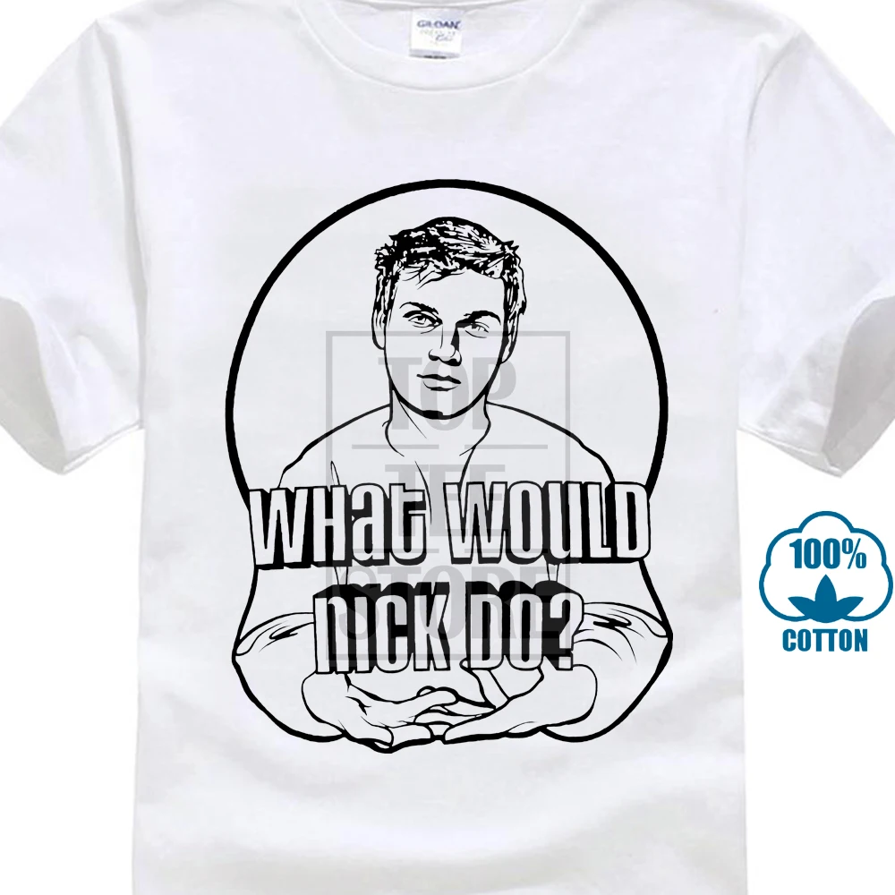 

Backstreet Boys What Would Nick Do White T Shirt New Official Bsb Wwnd